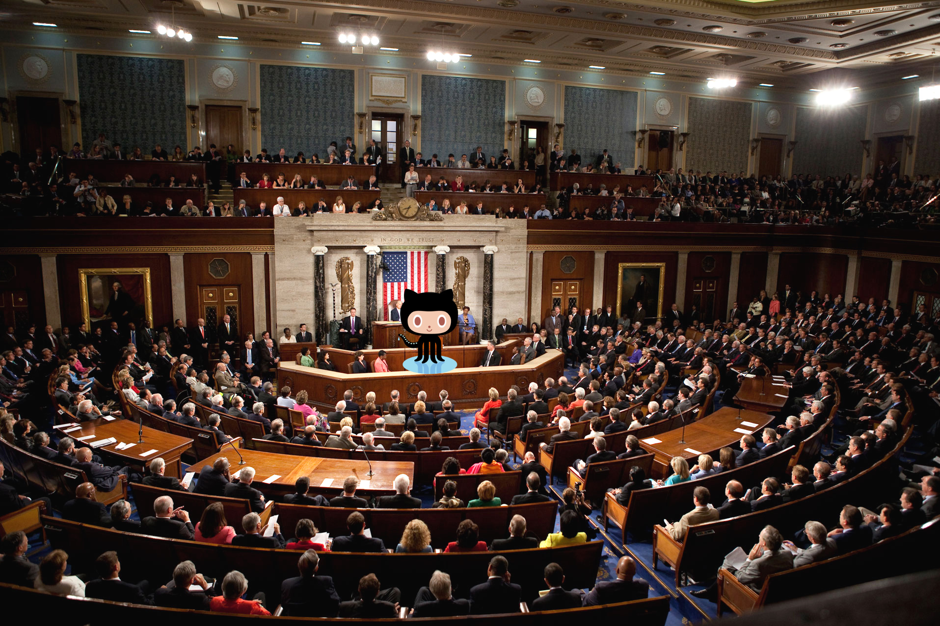 GitHub's Octocat in the House of Representatives