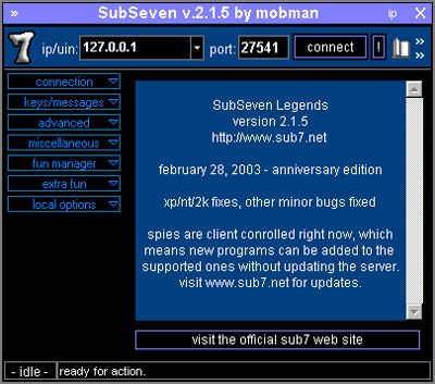 Sub7 screenshot